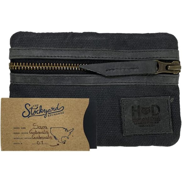 Compact Waxed Canvas Multi-Tool Pouch with 5 Pockets, Perfect for Camping - Picture 8 of 8